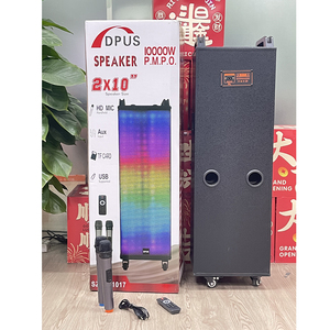 ลำโพงคาราโอเกะไม้ TW1017 คู่ลำโพง 10 นิ้ว บลูทูธ เสียงเบสหนักแน่น พร้อมไฟ LED Matrix <span class=keywords><strong>สวย</strong></span>งาม ซับวูฟเฟอร์ สำหรับงานปาร์ตี้ ดีเจ ลำโพงเสียงดังสำหรับใช้ในบ้าน - Product Image 3