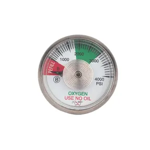 Stainless Steel Manometer Glycerin Filled Pressure Gauge