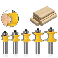 1/2 tige portant demi-cercle boule fraise bâton en bois fraise en bout pour CNC Machine de gravure pour routeur peu