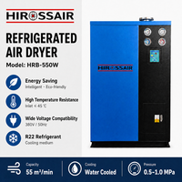 Sécheur d'air réfrigéré refroidi par eau, 55 m³/min, sécheur d'air comprimé industriel haute capacité pour compresseur à vis