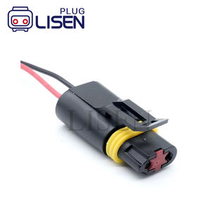 LISEN 14481614 14414048 <span class=keywords><strong>2</strong></span> Pin otomotif TE Female Sealed koil pengapian kawat Harness - Product Image 3