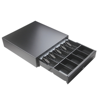 Tiroir-caisse 405A, caisse enregistreuse POS, 4 grilles, 5 sections, boîte à argent, RJ11, pour les exportateurs de supermarchés, les fabricants de systèmes POS