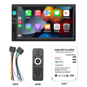 <span class=keywords><strong>Autoradio</strong></span> MP5 2 DIN avec écran numérique 7 pouces, <span class=keywords><strong>autoradio</strong></span> multimédia avec CarPlay, <span class=keywords><strong>Bluetooth</strong></span>, lecteur tactile - Product Image 1