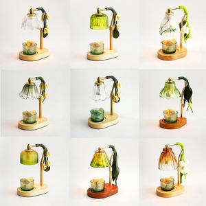 Lampe chauffe-cire électrique LANJO en métal, nouveau modèle, design vintage, avec variateur d'intensité pour l'aromathérapie - Product Image 5