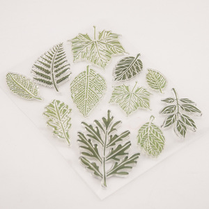 Fabricación de tarjetas Sello de hoja de silicona Ecológico TPR Patrones múltiples Sello de fotopolímero transparente - Product Image 1
