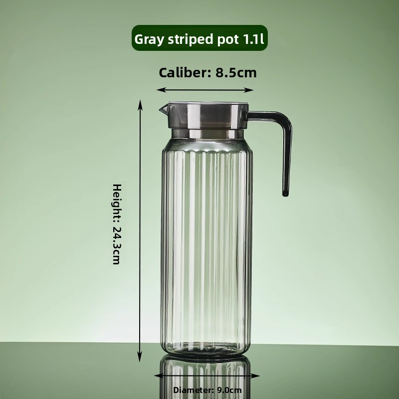 Grey-Striped teapot 1.1L