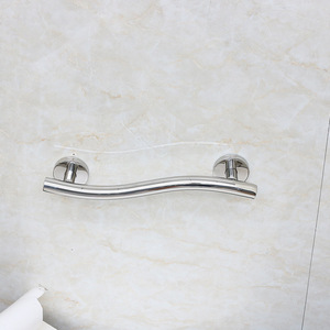 Barre d'appui en forme de S Foryoud 350 mm 450 mm en acier inoxydable 304 pour la sécurité des personnes âgées dans la salle de bain - Product Image 1