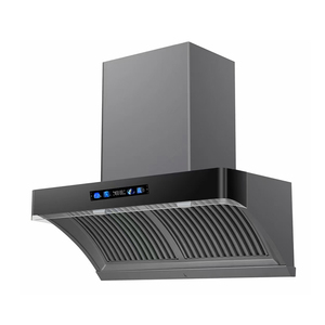 Hotte de cuisine à domicile en acier inoxydable et verre trempé couvre les pièces moteur moderne îlot cuisine murale <span class=keywords><strong>cheminée</strong></span> de Chine - Product Image 2