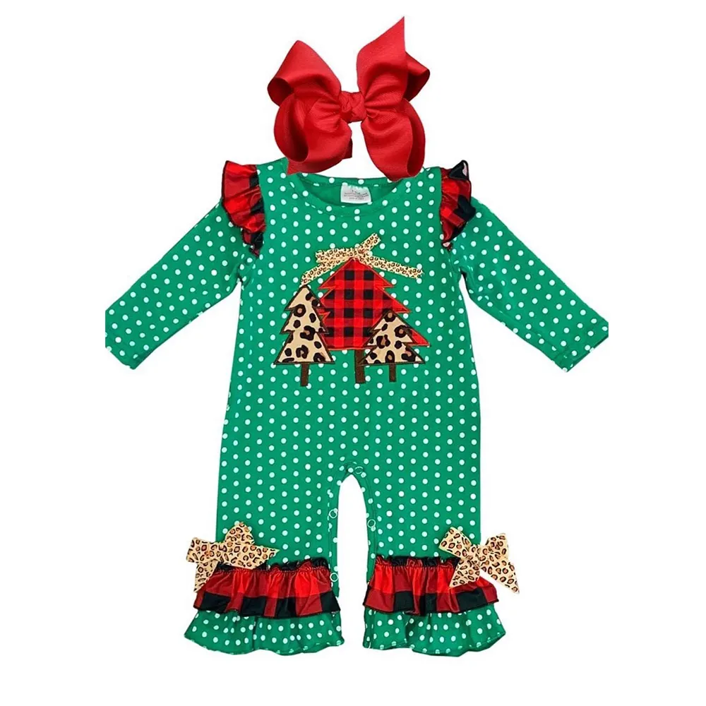 Kerst Baby Meisje Romper Kleding Pasgeboren Baby Lange Mouw Romper Jumpsuit Playsuit Kinderen Xmas Kostuum Baby Kleding