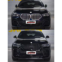 Pièces de performance pour pare-chocs de voiture pour BMW X6 G06 2019-2023, transformation en modèle X6M avec pare-chocs avant, pare-chocs arrière et calandre