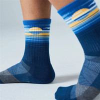 Chaussettes de sport athlétiques personnalisées avec logo, chaussettes de course à pied et de cyclisme, chaussettes de compression rembourrées pour hommes, chaussettes de course sur sentier en nylon