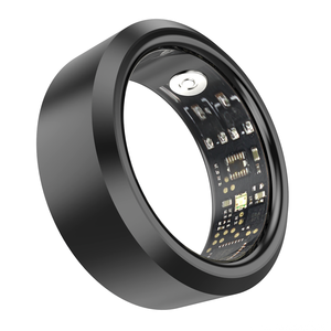 F53D Bague Intelligente Étanche 5 ATM avec IA, Suivi de Santé Homme/Femme, Contrôle par Application, Fréquence Cardiaque, <span class=keywords><strong>Pression</strong></span> <span class=keywords><strong>Artérielle</strong></span>, Fitness, Sport, Android - Product Image 1