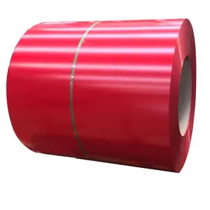 RAL 3020 color coated 0.30mm red roofing sheet PPGI pre painted galvanized steel sheet