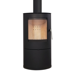 Chimeneas de madera de acero curvadas elegantes Diseño clásico europeo Decoración de calefacción acogedora y elegante - Product Image 1