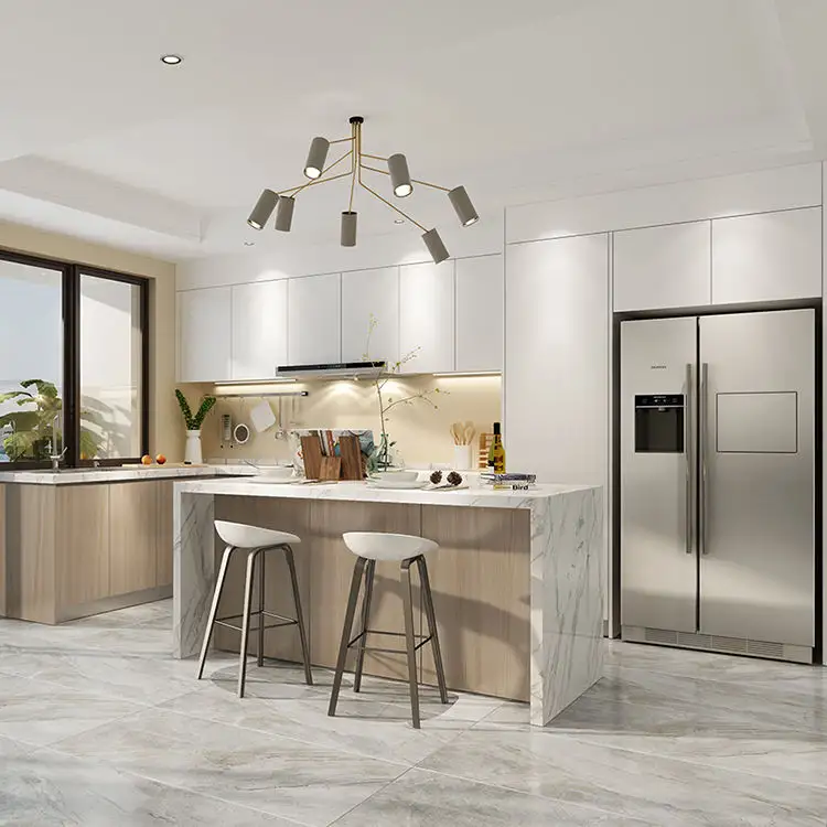 Modern Kitchen Designs Customized Waterproof Italian Kitchen Cabinet modern kitchen complete setup