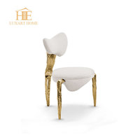 Table à manger extensible de luxe moderne, base en bois de noyer, 8 chaises, pieds en métal en résine époxy, taille/couleur personnalisable, utilisation hôtelière