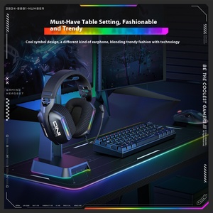 หูฟังเกมมิ่งไร้สาย <span class=keywords><strong>ONIKUMA</strong></span> GT808 2.4G รองรับบลูทูธ พร้อมระบบตัดเสียงรบกวน AAC Codec สำหรับดีเจและฟังเพลง ข้ามประเทศ - Product Image 4