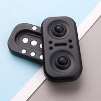 Fidget Spinner ventilateur pliant créatif poussoir magnétique métal Portable pour l'amusement de décompression pour le jouet promotionnel de soulagement du Stress