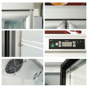 Meilleure vente Congélateurs à porte verticale en verre pour magasin d'alimentation Réfrigérateur à affichage debout pour boissons à bas prix - Product Image 3