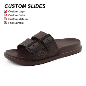 VEILISR, sandalias <span class=keywords><strong>de</strong></span> verano Unisex <span class=keywords><strong>originales</strong></span> <span class=keywords><strong>de</strong></span> alta calidad con doble hebilla ajustable al por mayor, zapatillas deslizantes personalizadas con logotipo <span class=keywords><strong>de</strong></span> diseñador EVA - Product Image 3