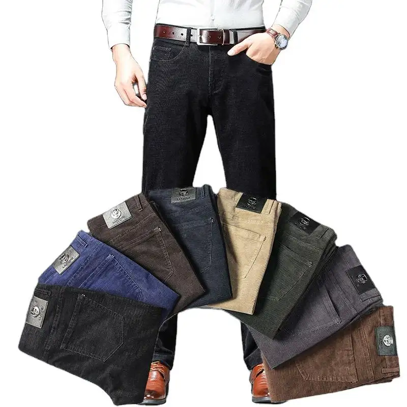 2023 neue jeans herren bequeme und vielseitige elastische taille große größe lässige hose