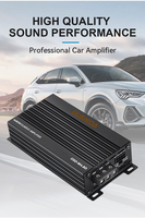 Amplificateur de voiture Mono 4*80W RMS Class D Amplificateur à 4 canaux Micro amplificateurs compacts de voiture
