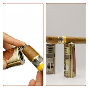 2025 mới cắm trại ngoài trời bơm lại khí Windproof thẳng Ba Ngọn Lửa nhẹ hơn - Product Image 4