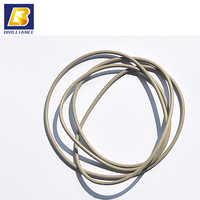 Gasket Elastomer Konduktif Nikel Aluminium yang Digunakan pada Peralatan Elektronik, Gasket Padat Konduktif Listrik yang Dipotong Secara Die Cutting