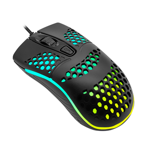 Chơi Game Led Backlit có dây chuột vỏ Rỗng thiết kế Gamer cầu vồng ánh sáng máy tính trọng lượng nhẹ Ergonomic Chuột bán buôn - Product Image 5