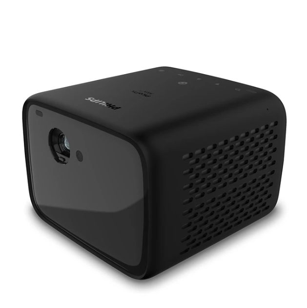 1080P Full HD for Philip PicoPix MaxTv DLP Video Projector Android Smart WiFi  Bluebooth Built-in Battery Auto Focus Portable