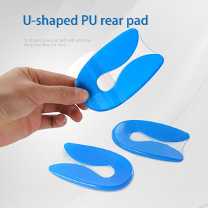 Almohadillas Autoadhesivas en Forma <span class=keywords><strong>de</strong></span> U para el Talón, <span class=keywords><strong>de</strong></span> PU, Amortiguadoras <span class=keywords><strong>de</strong></span> Impactos, Alivian la Fascitis Plantar y el <span class=keywords><strong>Dolor</strong></span> <span class=keywords><strong>de</strong></span> Pies - Product Image 3