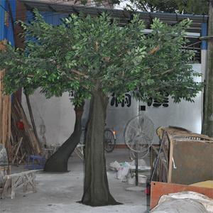 Nhà Máy Tùy Chỉnh Giá Rẻ Hot Bán Lớn Bóng Râm Lớn Ngoài Trời Cây Nhân Tạo Cuộc Sống Kích Thước Nhân Tạo Cây Sồi Ficus Cây Cho Trang Trí - Product Image 2