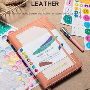 Vente en gros de 200 cahiers reliés personnalisés pour étudiants, <span class=keywords><strong>agenda</strong></span>, planificateur, carnet A5 en PU - Product Image 4