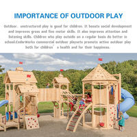 Juegos Infantiles de Madera y Bambú para Exteriores, Columpios, Toboganes, Muebles Montessori para Jardín de Infancia, Baño y Escuela
