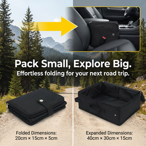 Caixa de Areia Retangular para Gatos, Portátil, Impermeável, Dobrável, em Poliéster, com Bolsa de Armazenamento - Product Image 2