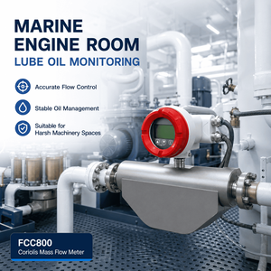 Medidor de Flujo Másico Coriolis Sinomeasure FCC800 IP67 para Gestión de Combustible Marino y Automatización Industrial - Product Image 1