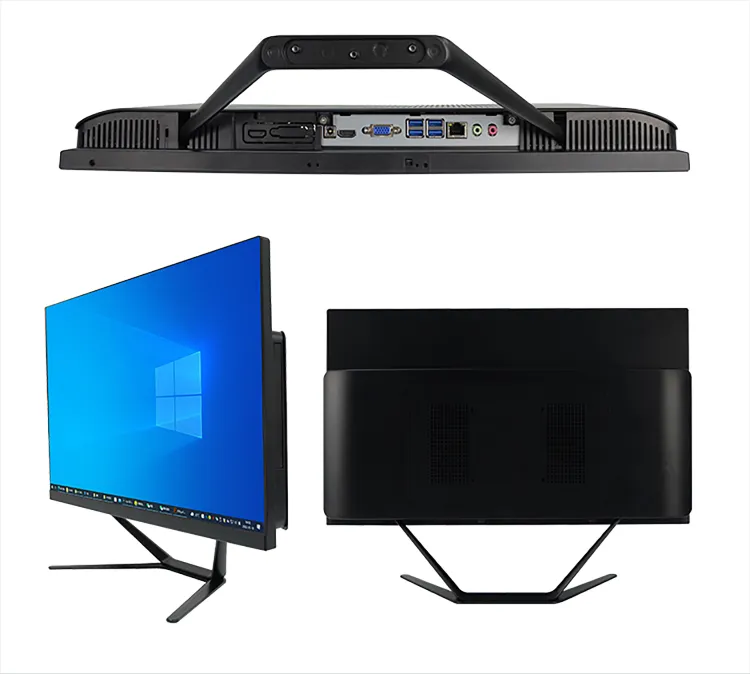 Fanlian Cheap Business Desktop TV PC Computer High Performance Linux All-in-one PC White Touch Screen all in one PC