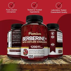 Suplemento Herbal de Alta Qualidade OEM Suplemento de Berberina Cápsulas de Berberina e Canela do Ceilão para Suporte ao Sistema Imunológico - Product Image 4
