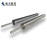 Rouleau en acier inoxydable de précision SS Rolls Rouleau de convoyeur en acier inoxydable Grand rouleau de guidage en tissu d'arbre en acier inoxydable