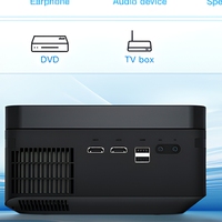 Projecteur intelligent 4K Xnano X1 MAX 2026, processeur quadricœur, Android 9, WIFI 5G, LED, vidéo 8K, Full HD 1080P, projecteur de cinéma maison
