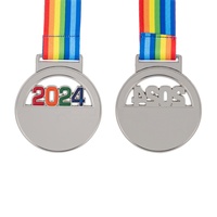 JP0108 Medallas y Trofeos de Bádminton con Grabado Personalizado Duradero, Medallón de Voleibol, Béisbol y Tenis con Soportes de Aleación de Zinc y Correa