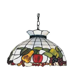Hand made Europe Retro Decorative stained glass Ceiling Tiffany lamp