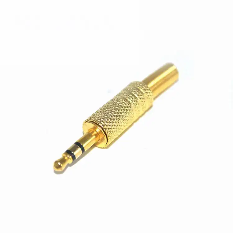 3.5mm Stereo Audio Jack Plug Mini 1/8Inch Jack Plug Headphone Male Plug Coax Cable Audio Adapter Connecter