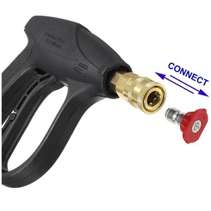 Áp Lực Cao Súng Nước Xà Phòng Bọt <span class=keywords><strong>Lance</strong></span> Phun Vòi Phun Nhanh Chóng Phát Hành Rửa Xe Phụ Kiện 14Mm M22 Ổ Cắm 1/4 "Cho Xe Làm Sạch - Product Image 3
