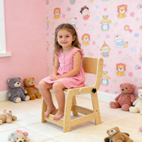 Tabouret d'appoint en bois pour enfants et tout-petits - Aide de cuisine