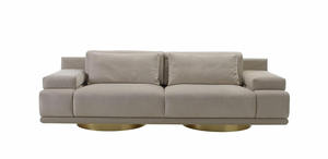 Fournisseur de la Chine Mobilier européen de luxe pour maison Ensembles de canapés en velours bleu foncé beige Ensembles de canapés fabriqués en Italie - Product Image 2
