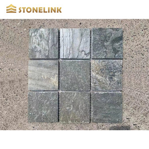 Chapa de piedra Natural para revestimiento de pared, piedra de azulejo de cuarzo, Perla blanca - Product Image 1