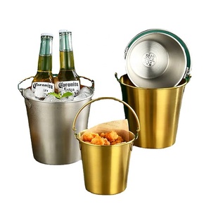 Chất Lượng Cao Tùy Chỉnh Thiết Kế Thép Không Gỉ Xô Đá Mang Theo Xử Lý Nhà Máy Bán Hàng Trực Tiếp Cho Rượu Vang Cho Rượu Sâm Banh Đảng Sử Dụng 3L 8L - Product Image 6