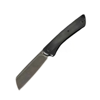 Couteau pliant D2 pour l'extérieur, couteau pliant multifonctionnel, tranchant et portable pour le camping