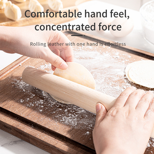 Rodillo francés de madera de goma de 15 pulgadas para hornear rodillo de masa multiusos Fondant Pizza Pie pasteles Pasta galletas - Product Image 4